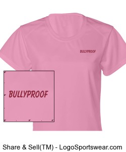 Ladies Pink Sports Shirt Design Zoom